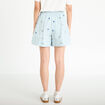 Short flare brod&eacute; Bridgerton bleu clair femme
