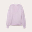 Pull duveteux parme femme