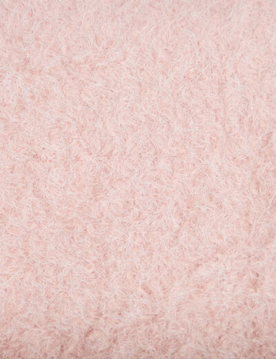 Gilet sans manches effet polaire rose clair femme