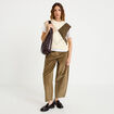 Pull sans manches ecru femme