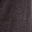 Pull col roul&eacute; manches longues gris femme