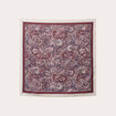 Foulard satin&eacute; soyeux bordeaux femme