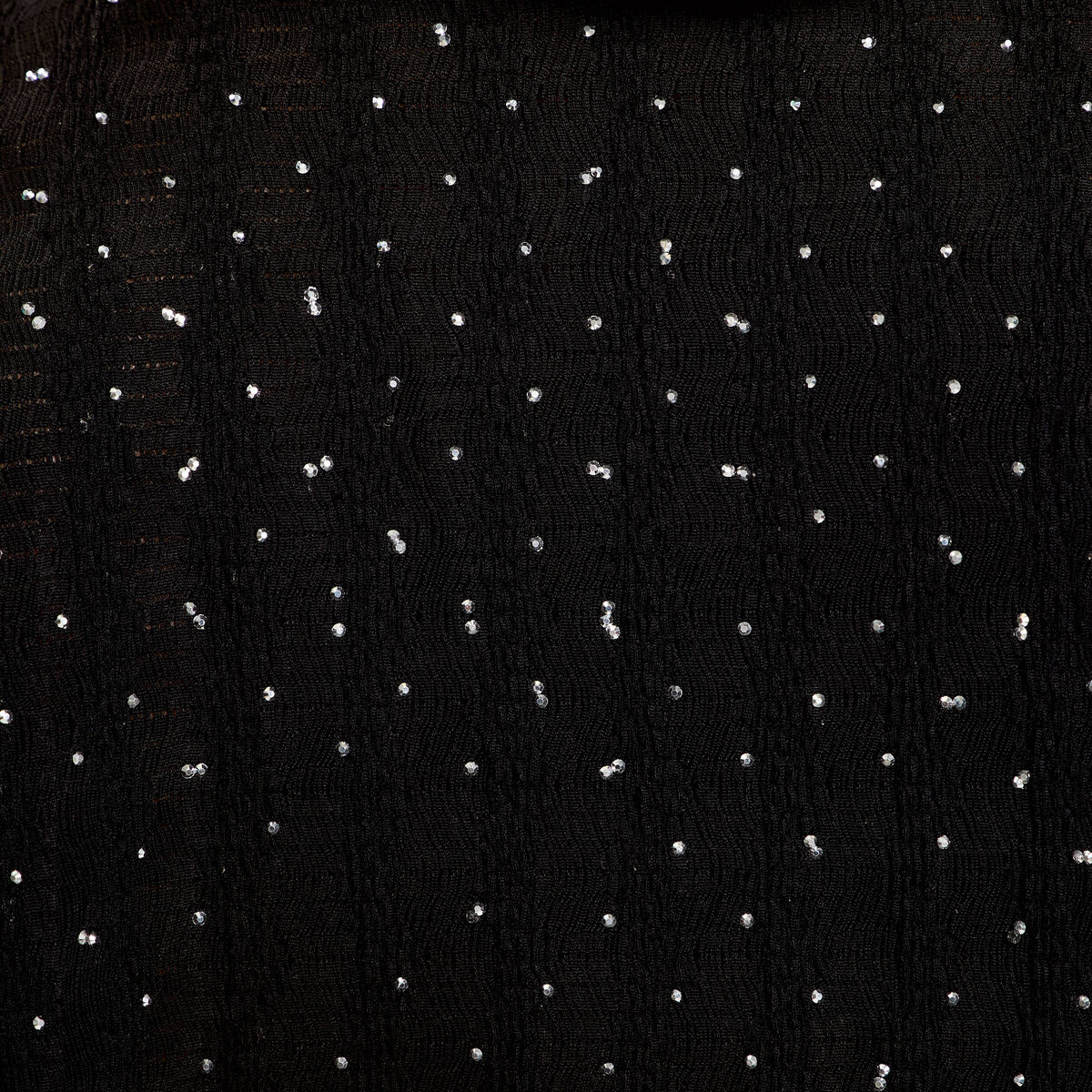 Blouse &agrave; volants noir femme