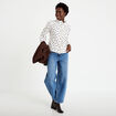 Blouse manches longues blanc femme