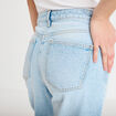 Jeans droit 5 poches denim triple stone femme