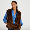 Veste r&eacute;versible sans manches noir femme