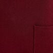 Robe manches longues col montant bordeaux femme