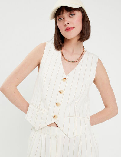 Robe Tailleur Sans Manches Miss Selfridge Gris à Marguerites - Taille 14, Occasion Très Bon état - Coton, Motif Floral