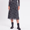 Jupe droite noir femme