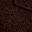 Trench court boutonn&eacute; marron fonc&eacute; femme