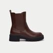 Bottines marron femme