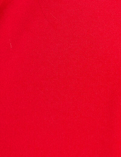 Body ajust&eacute; d&eacute;collet&eacute; sans manches rouge femme