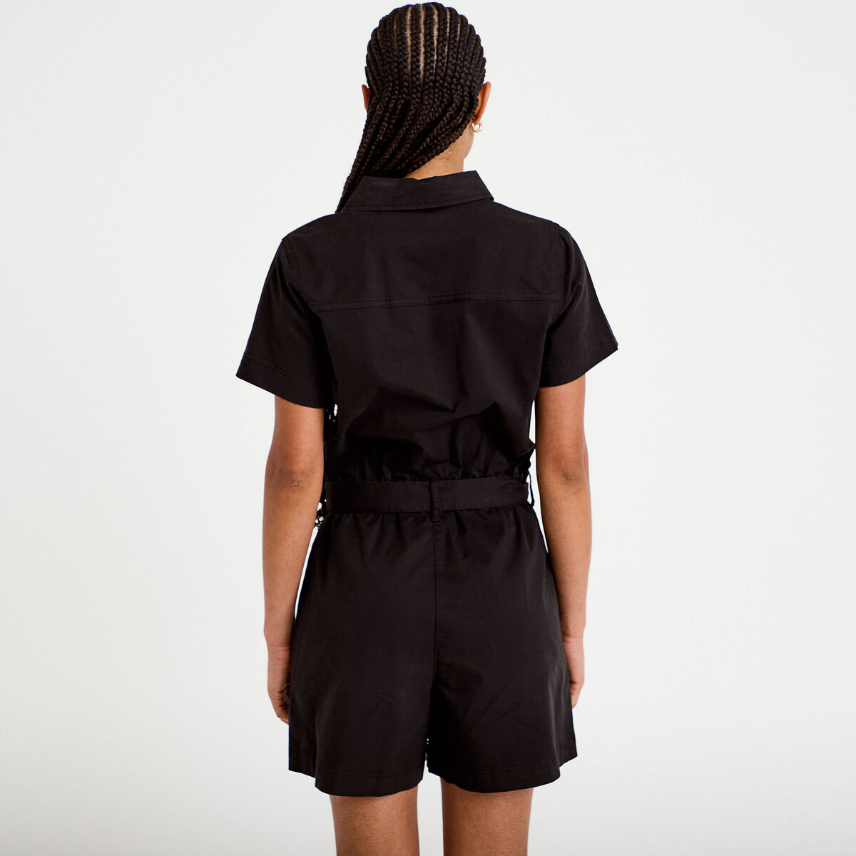 Combishort noir femme