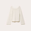 Pull ajour&eacute; ecru femme
