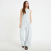 Pantalon large blanc femme