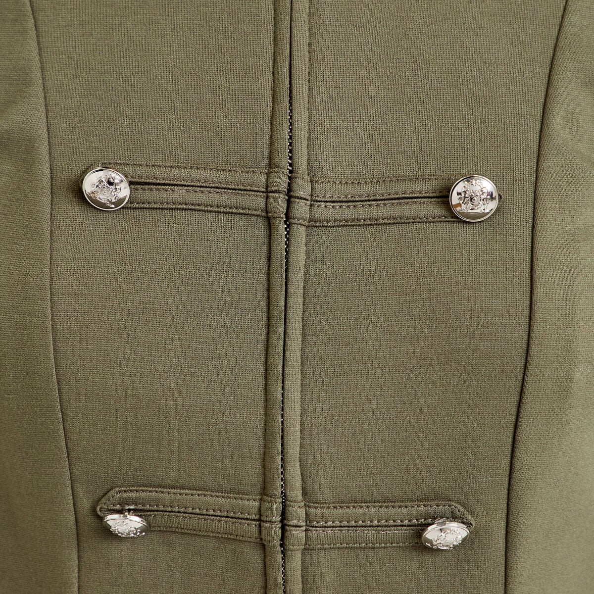 Veste officier vert kaki femme
