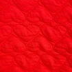 Gilet droit col v manches longues rouge femme