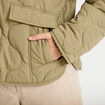 Veste ample manches longues vert femme