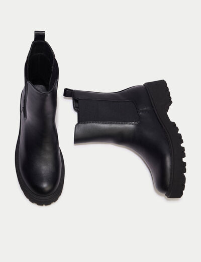 Bottines noir femme