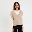 Gilet sans manches sable femme