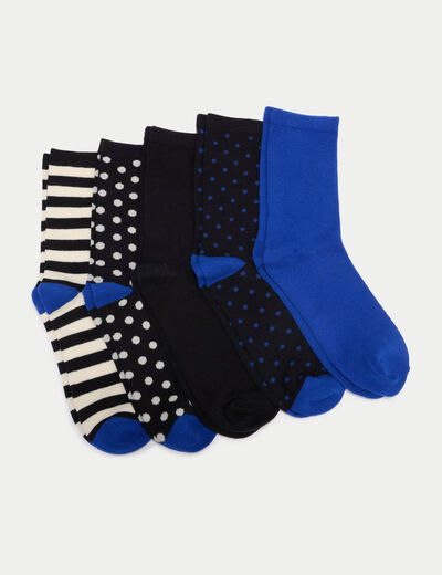 Lot de paires de chaussettes noir femme