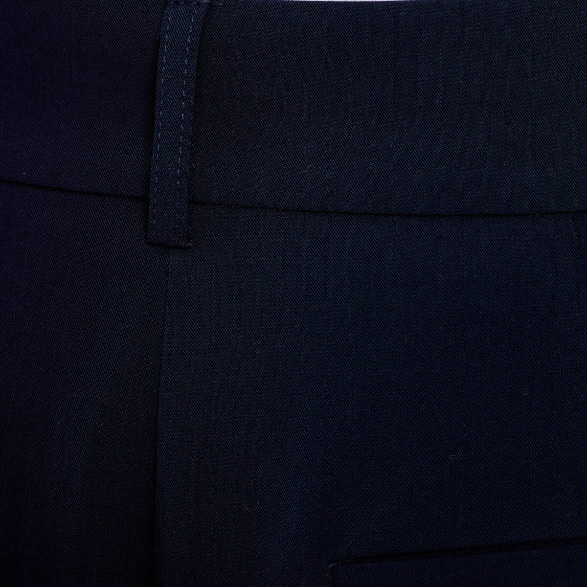 Pantalon large &agrave; pinces bleu marine femme