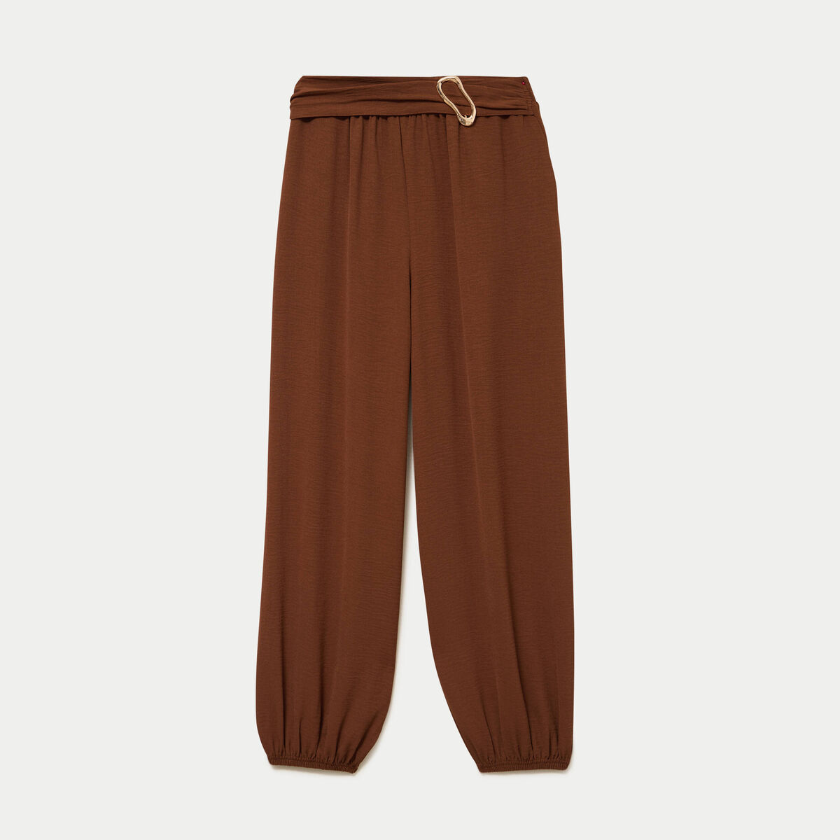 Pantalon bootcut taille standard marron femme