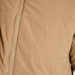 Parka r&eacute;versible effet polaire taupe femme