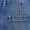 Jean wide leg taille haute denim double stone femme
