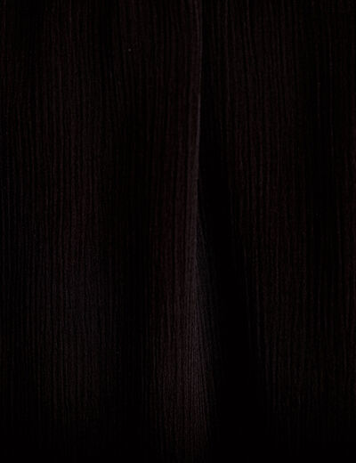 Robe longue &eacute;vas&eacute;e col v dentelle noir femme