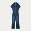 Combinaison pantalon en jean denim double stone femme