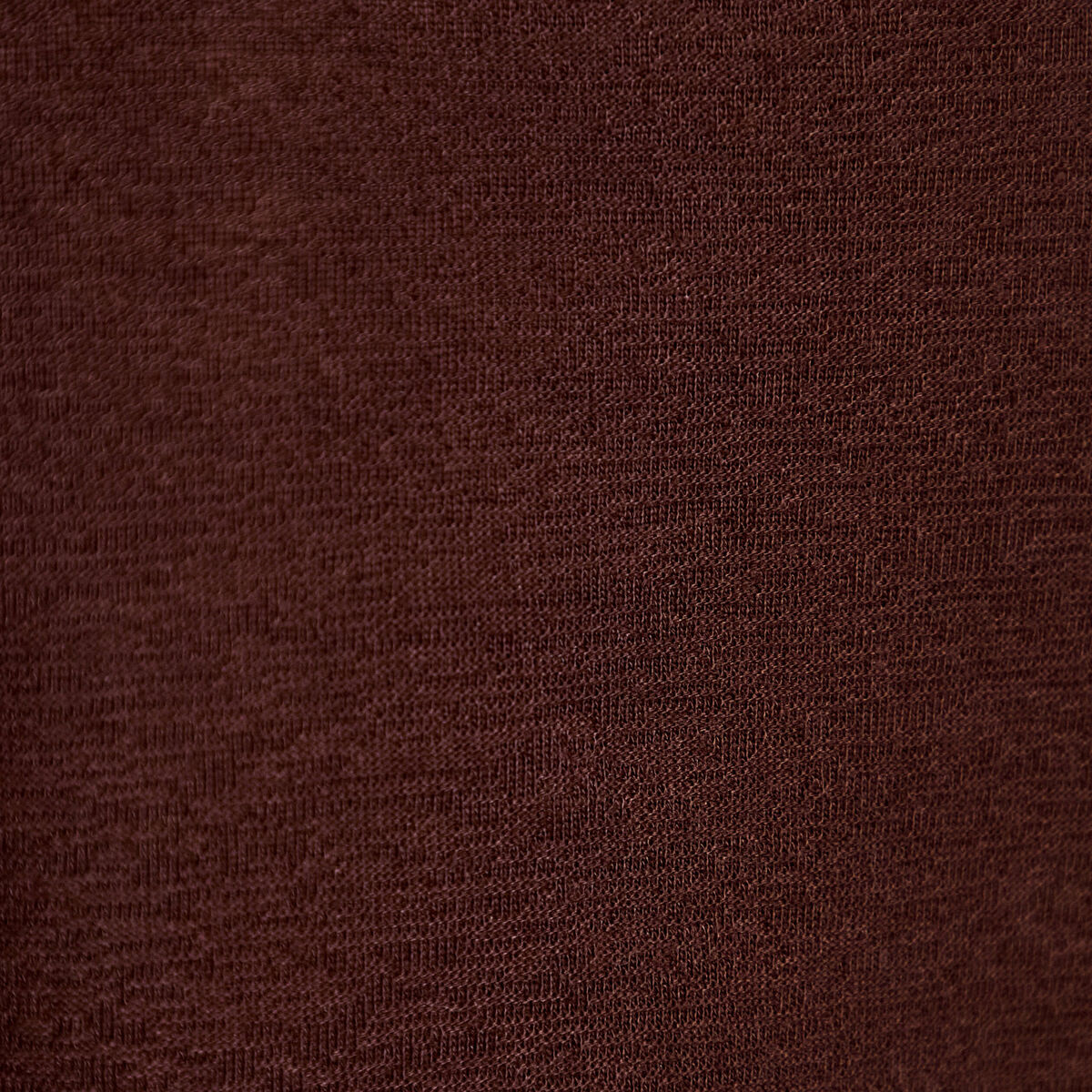 T-shirt macram&eacute; col rond marron fonc&eacute; femme