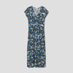 Robe longue &eacute;vas&eacute;e noir femme