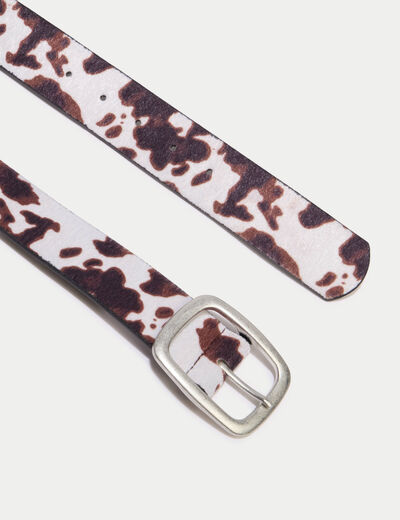 Ceinture beige femme