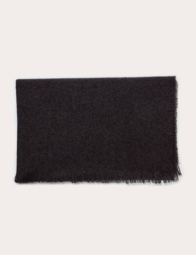 &Eacute;charpe plaid noir femme