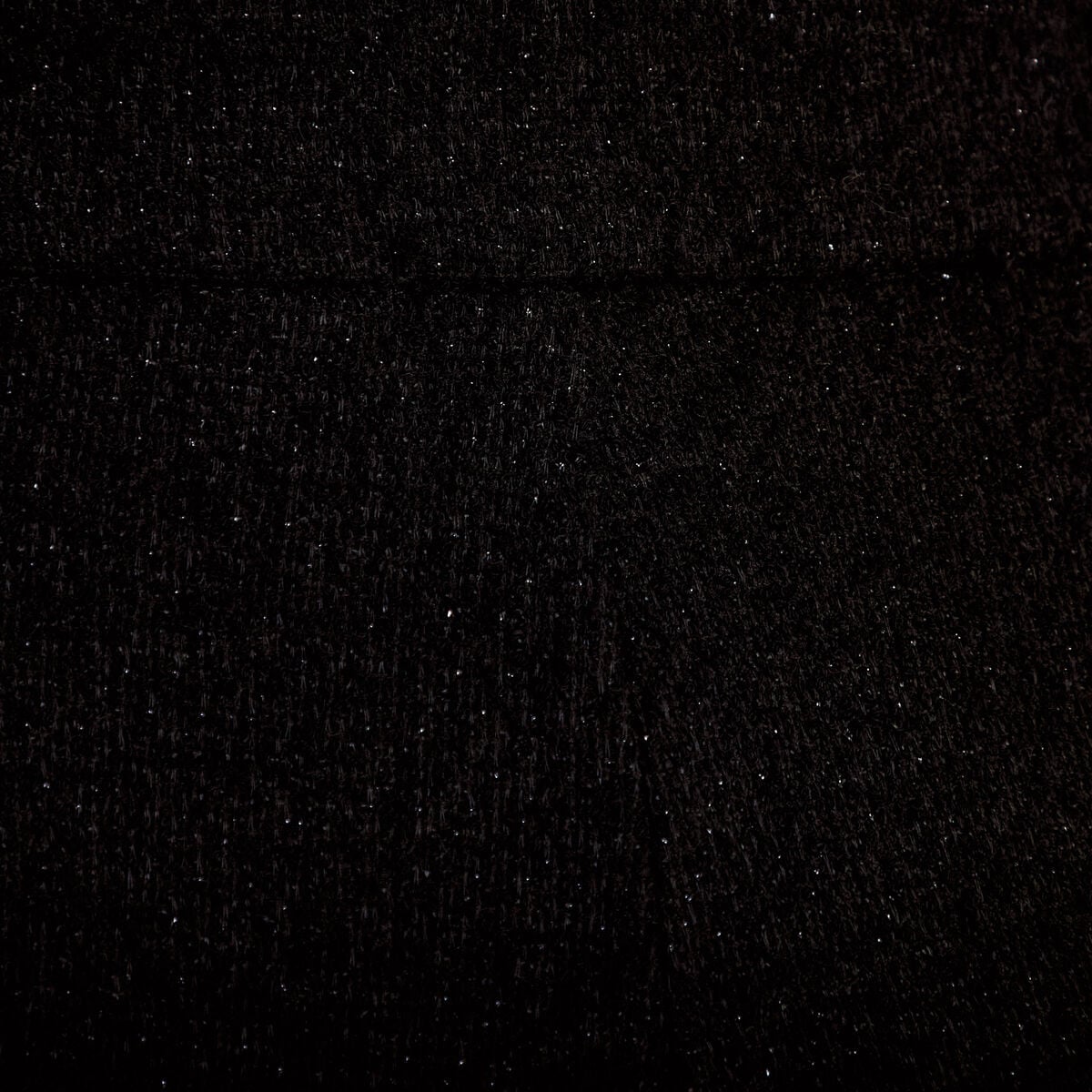 Pantalon bootcut en tweed noir femme