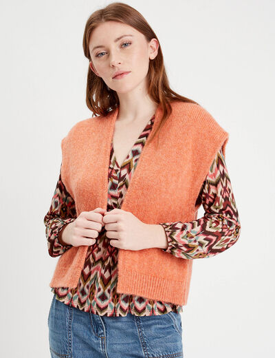 Allegra K Gilet En Jean Sans Manches Boutonné Mi-Long Denim Femme - Style Décontracté Élégant