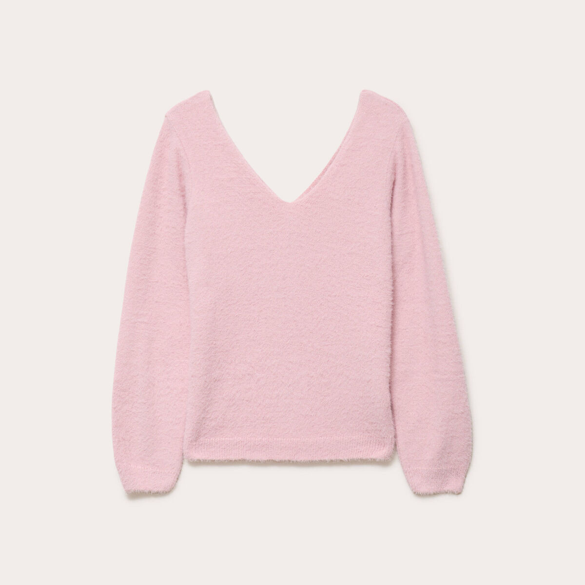 Pull d&eacute;tails coeur rose pastel femme