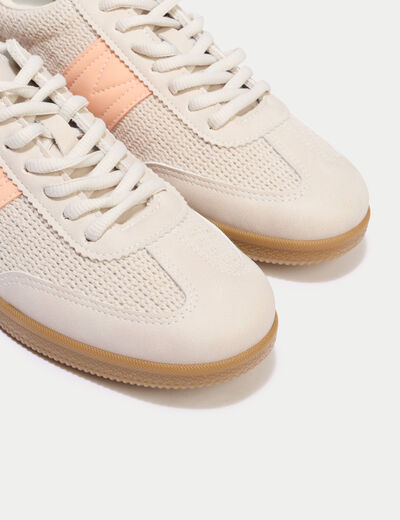 Basket jaune clair femme