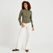 Veste officier vert kaki femme
