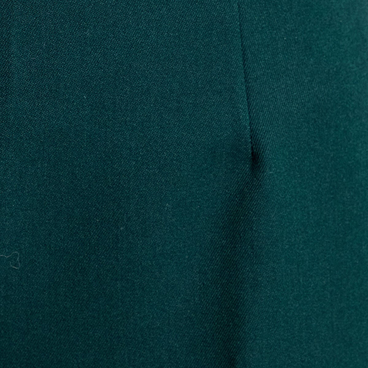 Pantalon large taille haute vert fonc&eacute; femme