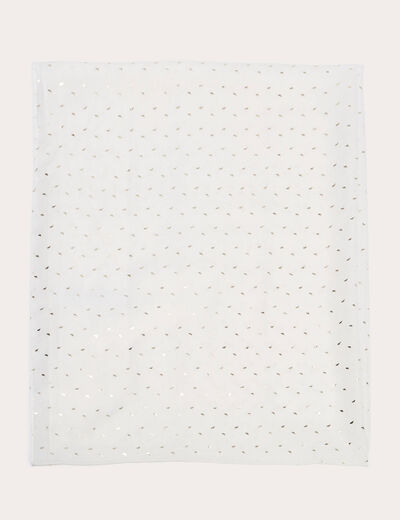 Foulard ecru femme