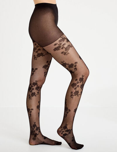 Collants noir femme