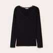 T-shirt manches longues noir femme