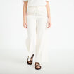 Pantalon large taille &eacute;lastiqu&eacute;e ecru femme
