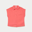 Blouse manches courtes rose femme