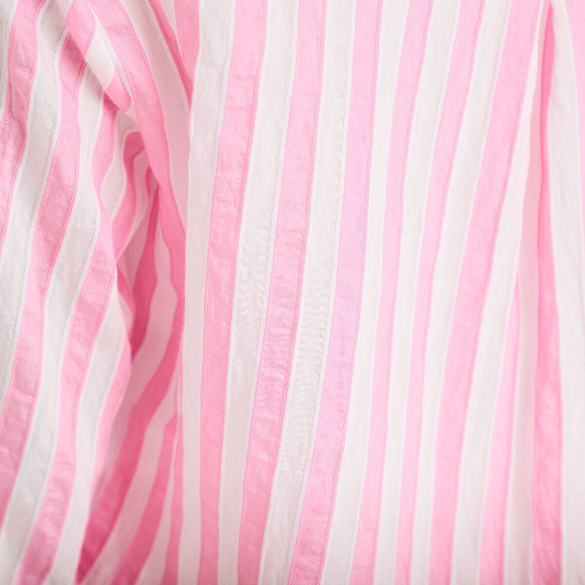 Blouse ample col tunisien manches 3/4 rose femme