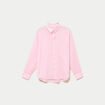 Chemise manches longues rose clair femme