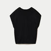 Gilet sans manches noir femme
