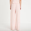 Pantalon large rose femme